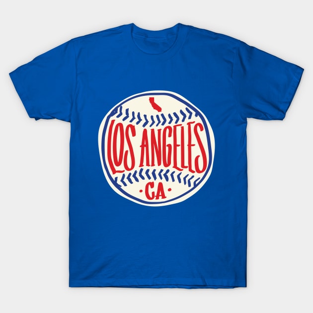 Los Angeles California Hand Drawn Script T-Shirt by goodwordsco